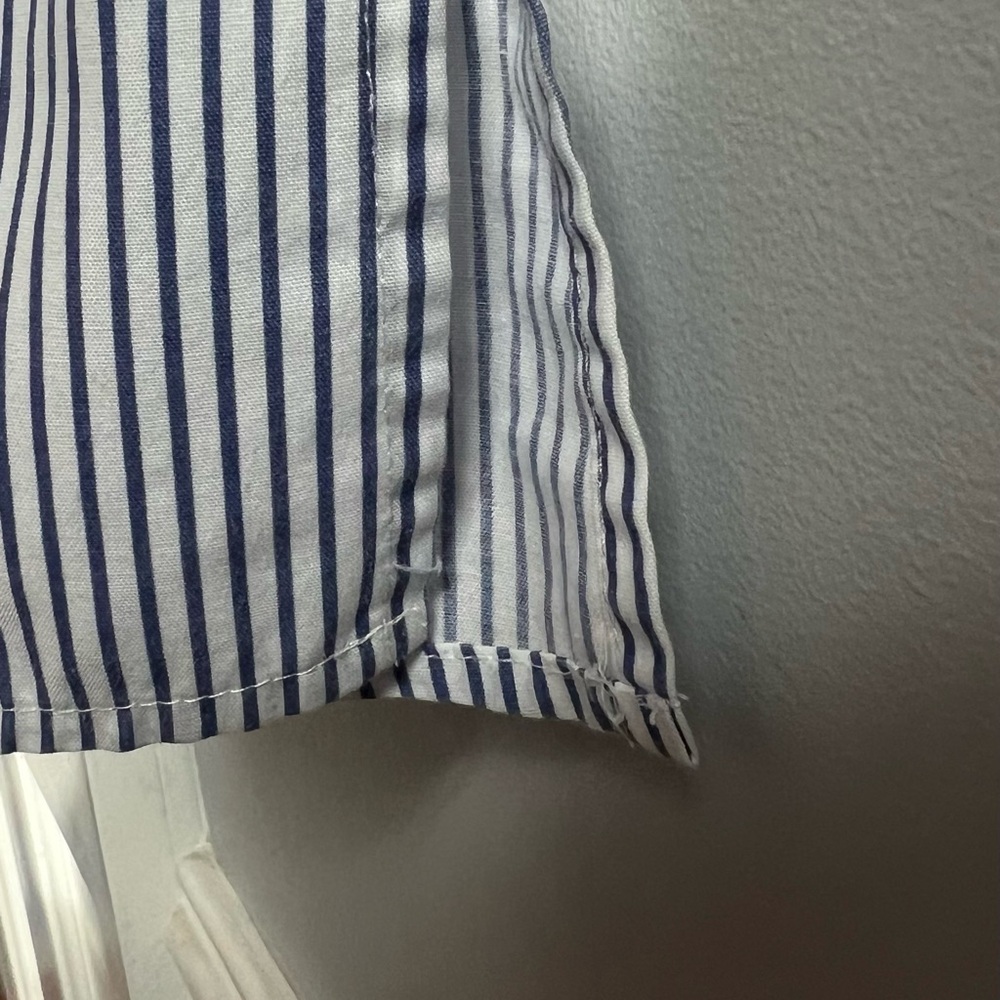 Quacker Factory Nautical Embroidered Button Down … - image 8